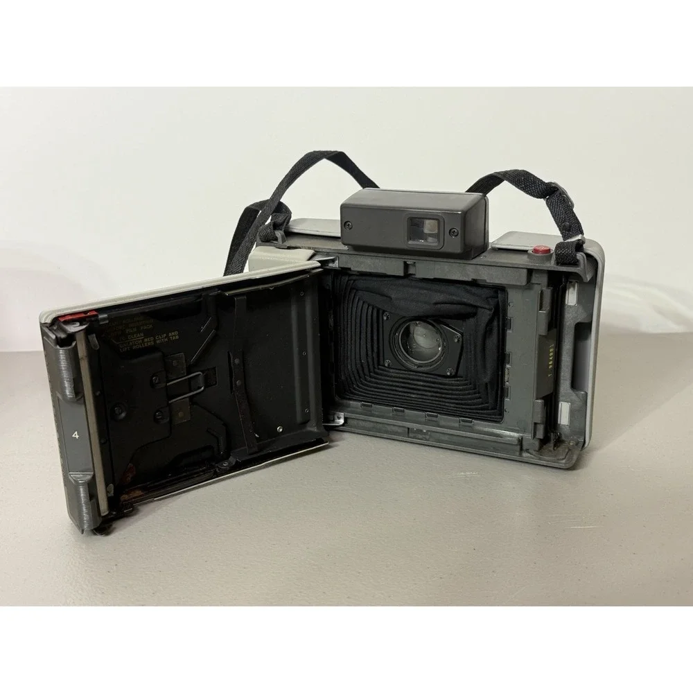 Vintage Polaroid Automatic 104 Land Camera Cover Carrying Case and Instructions